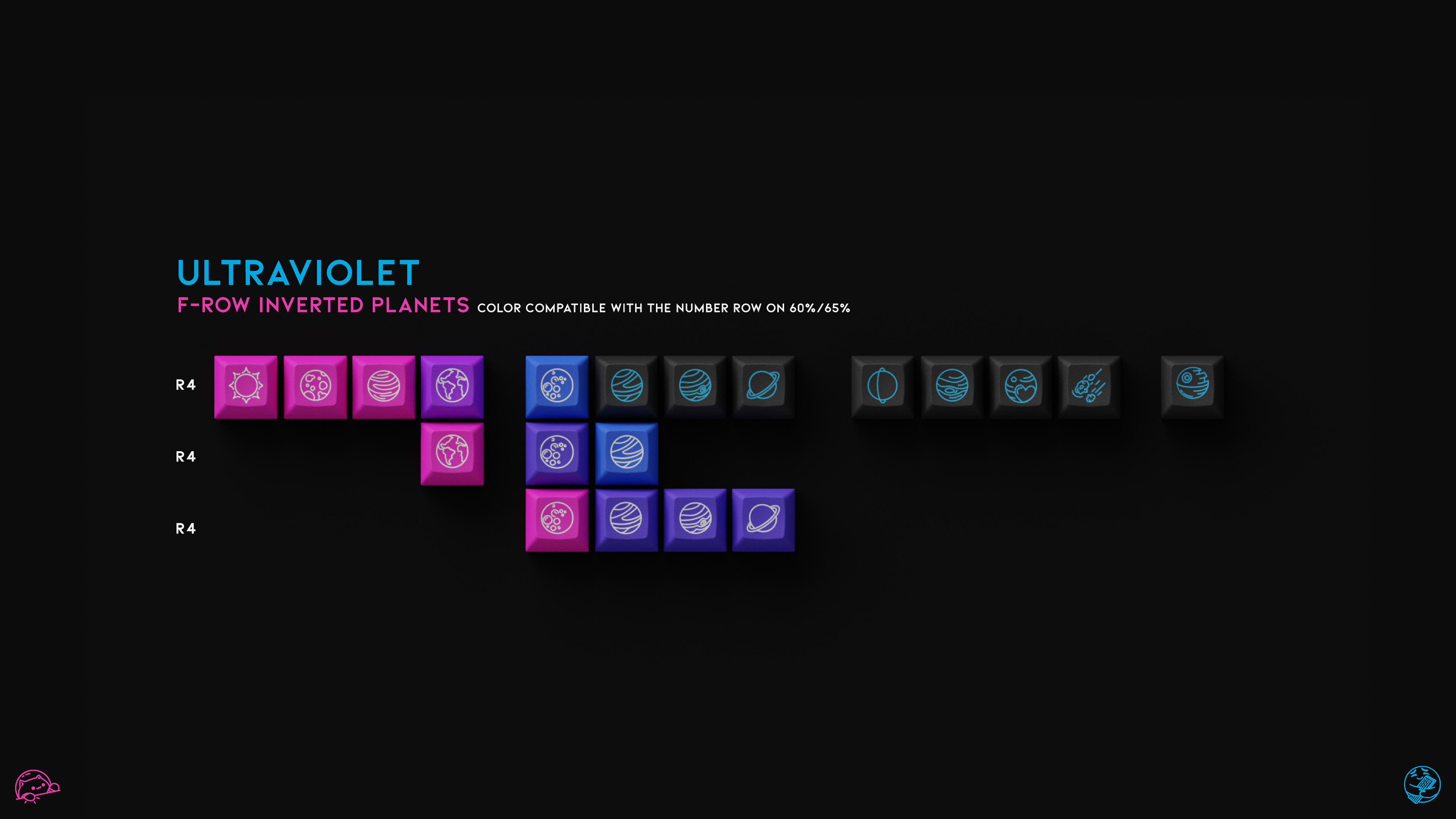 ULTRAVIOLET - F-Row Inverted Planets